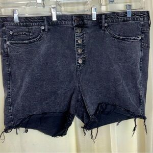 Torrid Cut Offs Distressed High Rise Denim Jean Shorts